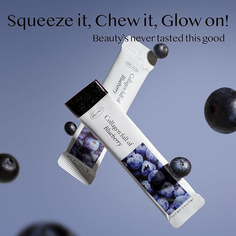 Korean Collagen Jelly Sticks (Blueberry)