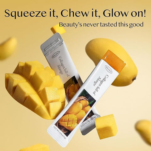 Korean Collagen Jelly Sticks (Mango)